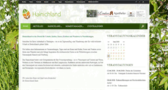 Desktop Screenshot of hainichland.de